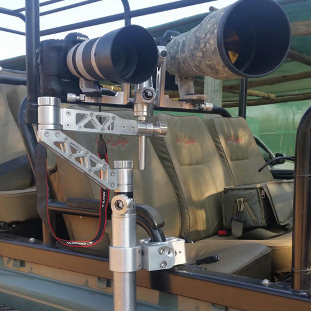 The GimPro Game Viewer Arm with fully articulating arm gives complete freedom of movement as well as giving hassle-free assisted height adjustment.