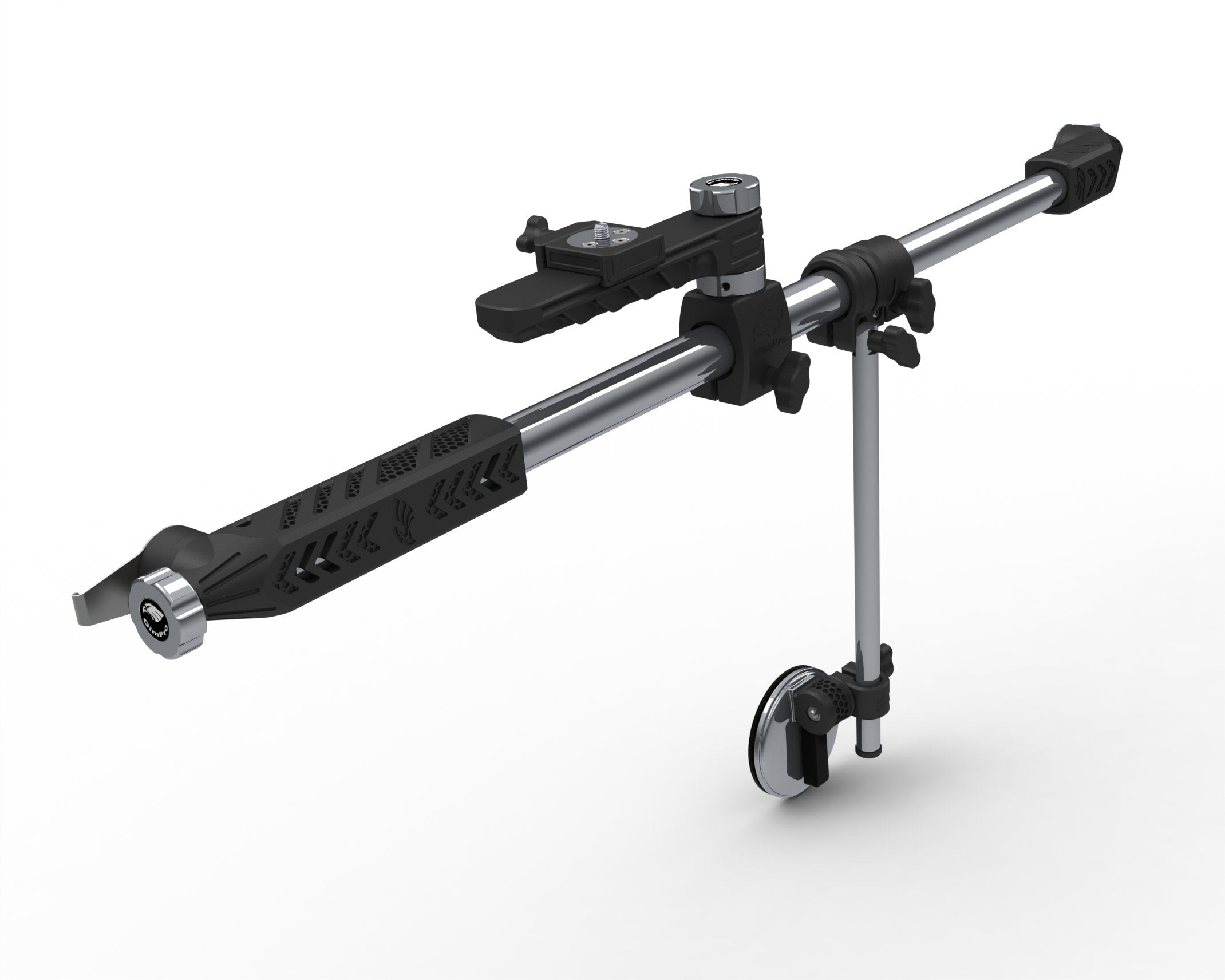 Gimpro Door Mount MKIII – a rugged vehicle door mount designed for stable wildlife and sports photography using heavy lenses.