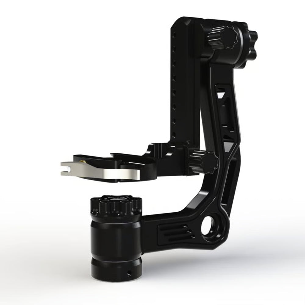 A gimbal head for your large telephoto lenses. It has a quick-release function and is compact and travel-friendly with an included lens plate.