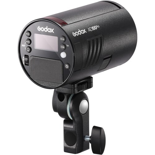 Godox AD100Pro camera flash on a white background