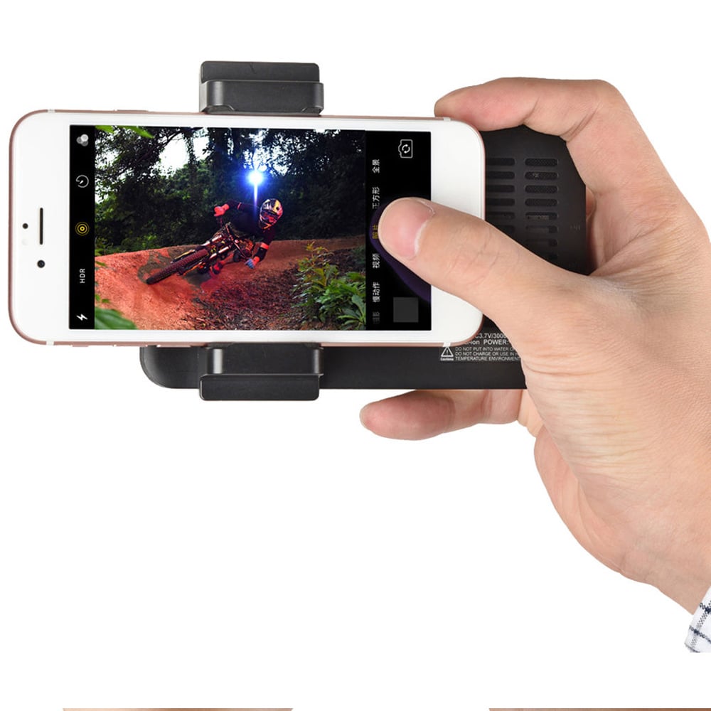 Godox LEDM150 LED Light – compact, portable LED panel with adjustable brightness, designed to enhance smartphone photography and video.