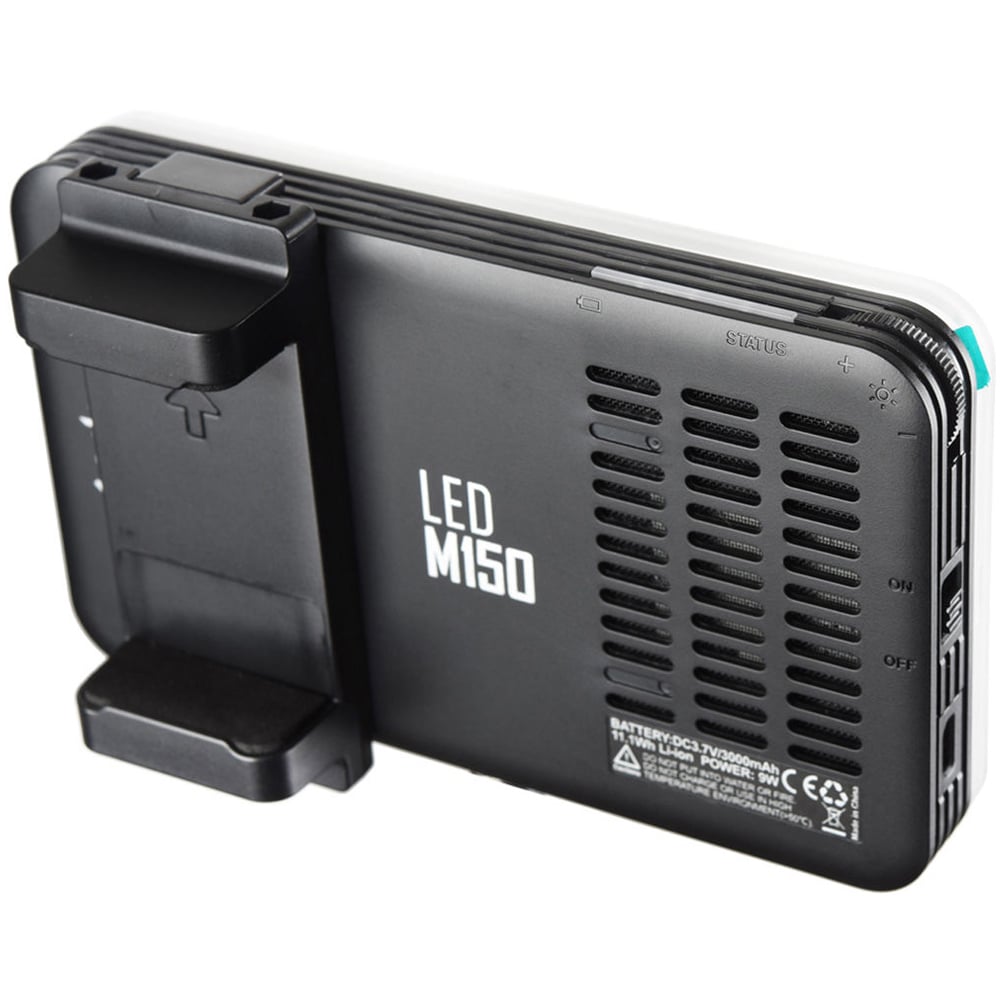 Godox LEDM150 LED Light – compact, portable LED panel with adjustable brightness, designed to enhance smartphone photography and video.