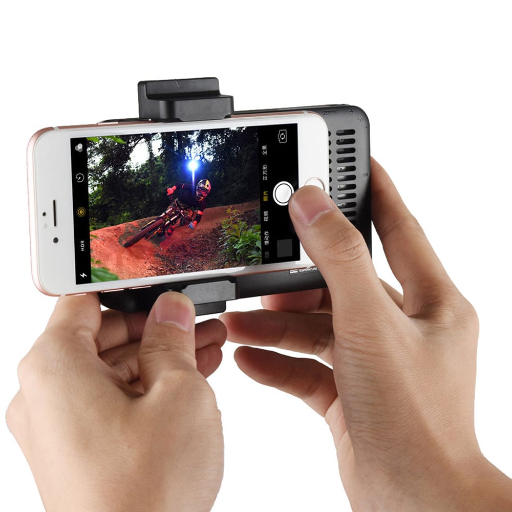 Godox LEDM150 LED Light – compact, portable LED panel with adjustable brightness, designed to enhance smartphone photography and video.