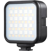 Godox LiteMons RGB LED light with adjustable color temperature and full color spectrum for photography and video.
