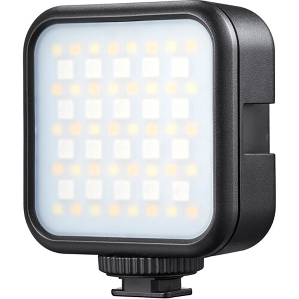 Godox LiteMons RGB LED light with adjustable color temperature and full color spectrum for photography and video.