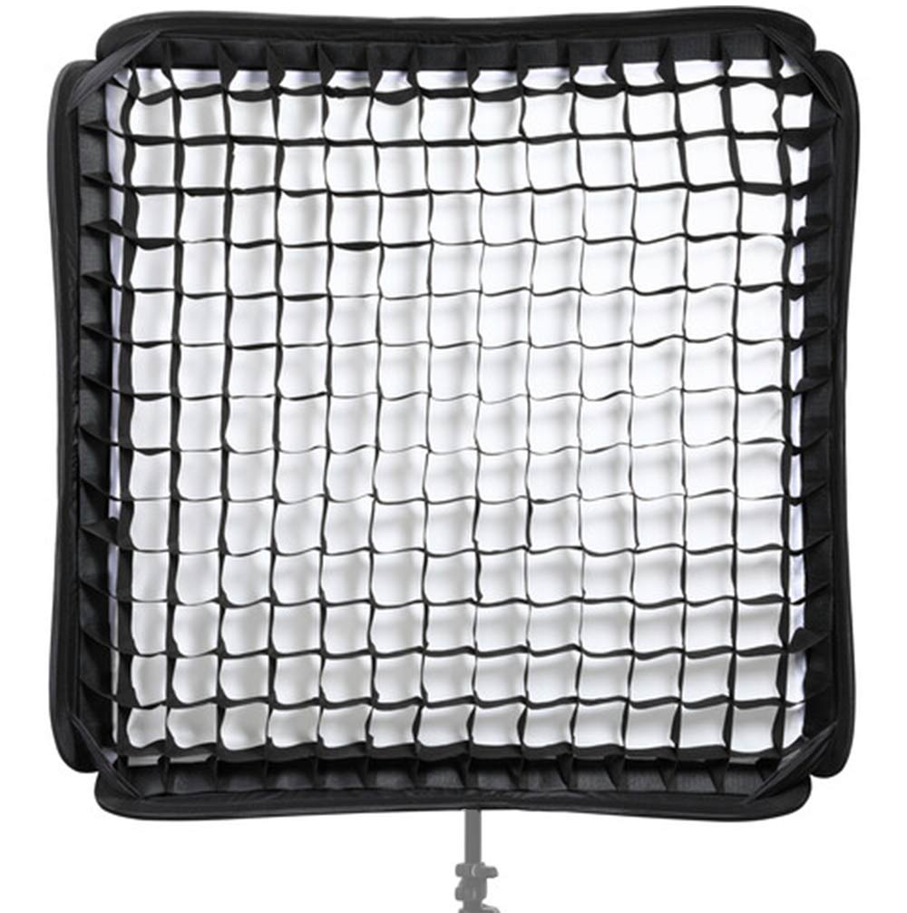 Godox S2 speedlight bracket kit with 80×80 cm softbox and grid—collapsible square softbox with Bowens-style mount