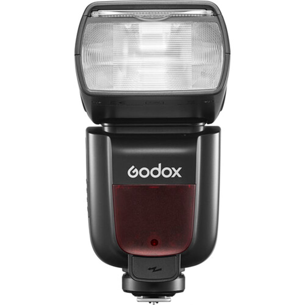 Godox TT685C II Canon flash with tilt/rotate head, TCM manual mode, wireless master/slave, and USB-C for firmware updates.