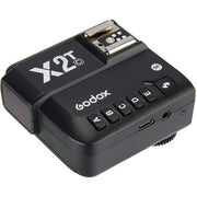 Godox X2T-C TTL Wireless Flash Trigger Transmitter for Canon – 2.4GHz wireless system with 100m range, high-speed sync up to 1/8000s, Bluetooth control via GodoxPhoto app, 5 groups, 32 channels, backlit LCD, quick-lock hot shoe.