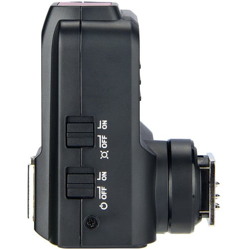 Godox X2T-C TTL Wireless Flash Trigger Transmitter for Canon – 2.4GHz wireless system with 100m range, high-speed sync up to 1/8000s, Bluetooth control via GodoxPhoto app, 5 groups, 32 channels, backlit LCD, quick-lock hot shoe.
