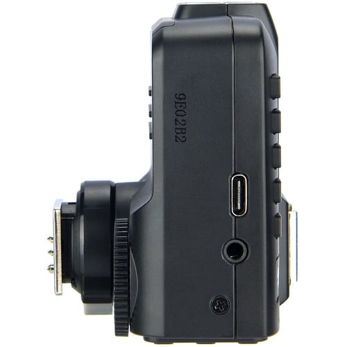 Godox X2T-N TTL Wireless Flash Trigger Transmitter for Nikon – 2.4GHz wireless system, 100m range, high-speed sync up to 1/8000s, Bluetooth control via GodoxPhoto app, 5 groups, 32 channels, backlit LCD, quick-lock hot shoe.