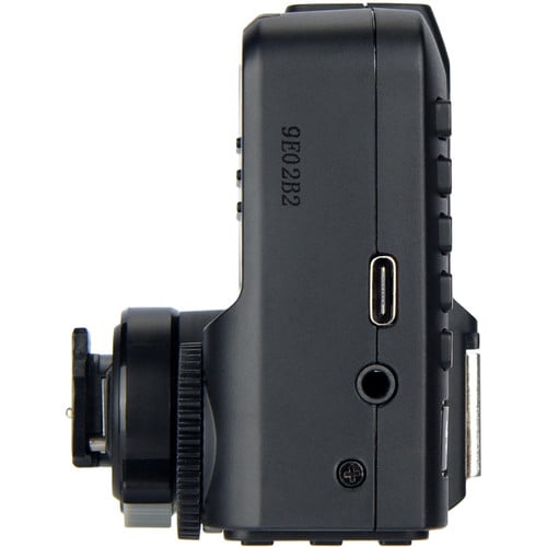 Godox X2T-S TTL Wireless Flash Trigger Transmitter for Sony – 2.4GHz wireless system with 100m range, high-speed sync up to 1/8000s, Bluetooth control via GodoxPhoto app, 5 groups, 32 channels, backlit LCD, quick-lock hot shoe.