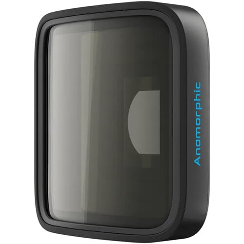 GoPro Anamorphic Lens Mod for HERO13 Black delivering ultra-wide 21:9 cinematic footage with distinctive horizontal lens flares and in-camera de-squeezing for a straightened widescreen look.
