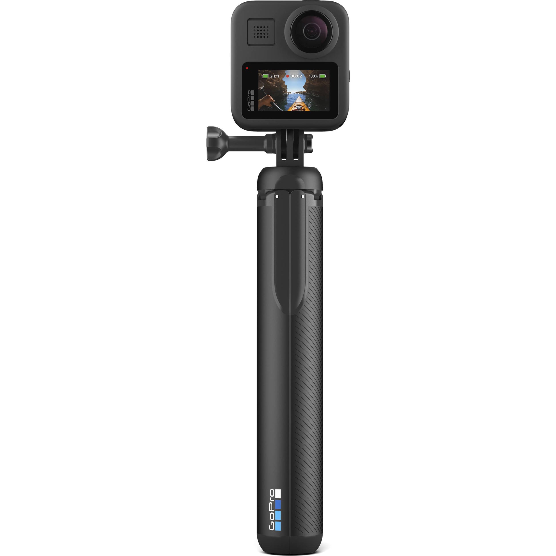 GoPro Hand Mount for Max Grip + Tripod – versatile grip and tripod combo designed for stable handheld shots and hands-free filming with GoPro cameras.