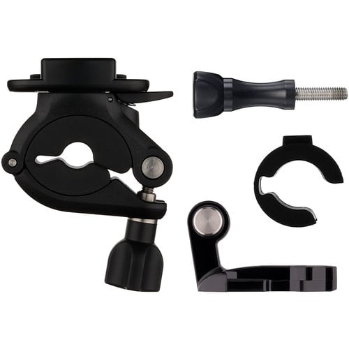 GoPro Handlebar / Seatpost / Pole Mount – versatile mounting accessory that securely attaches your GoPro camera to handlebars, seatposts, or poles for action filming.
