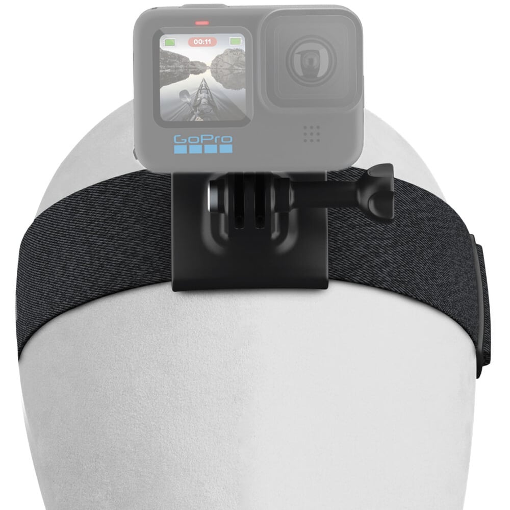 GoPro Head Strap 2.0 – adjustable, padded head mount compatible with all GoPro cameras, designed for hands-free POV filming.