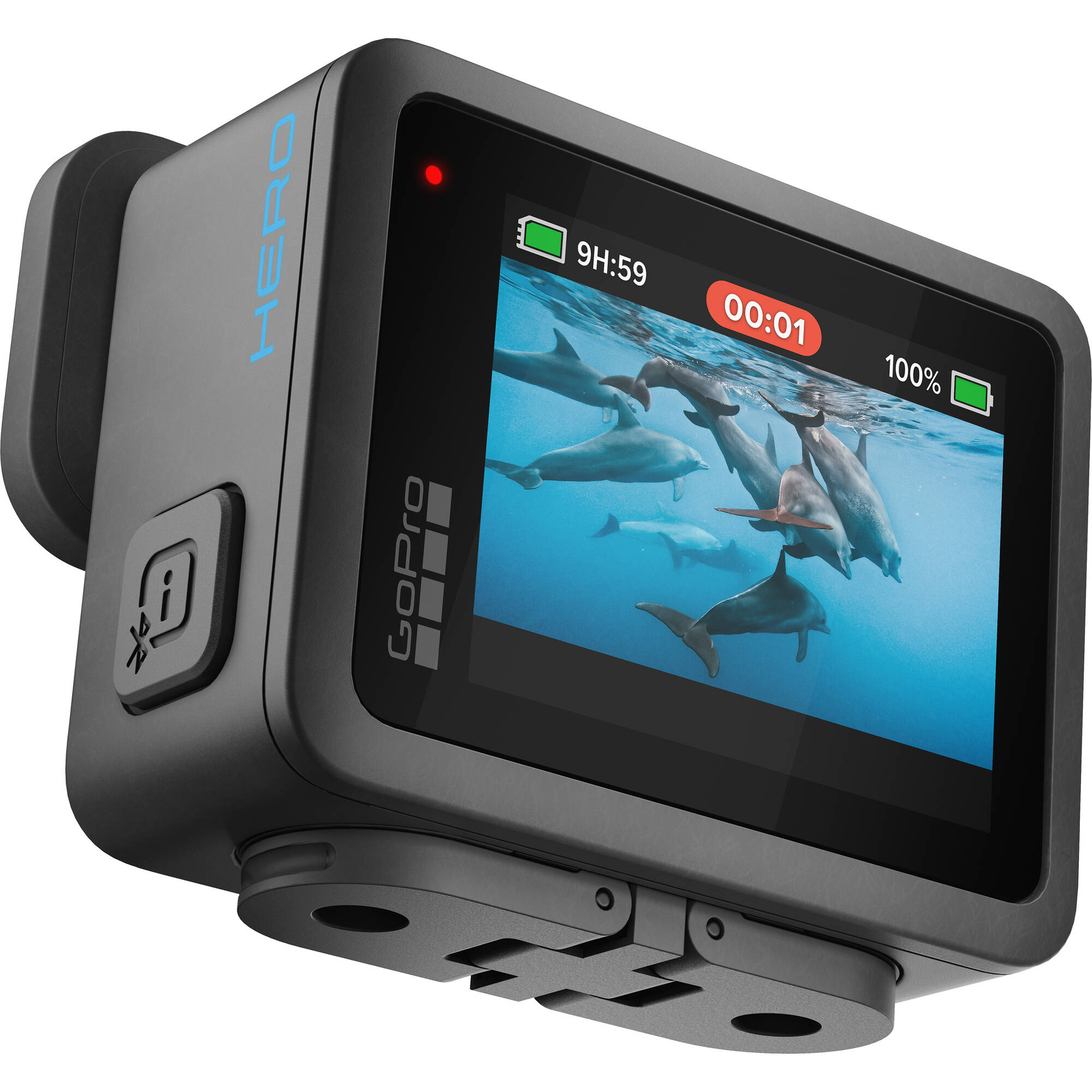 GoPro HERO is a lightweight action camera that offers 4K30 video, 12MP photos with award-winning HyperSmooth stabilisation.