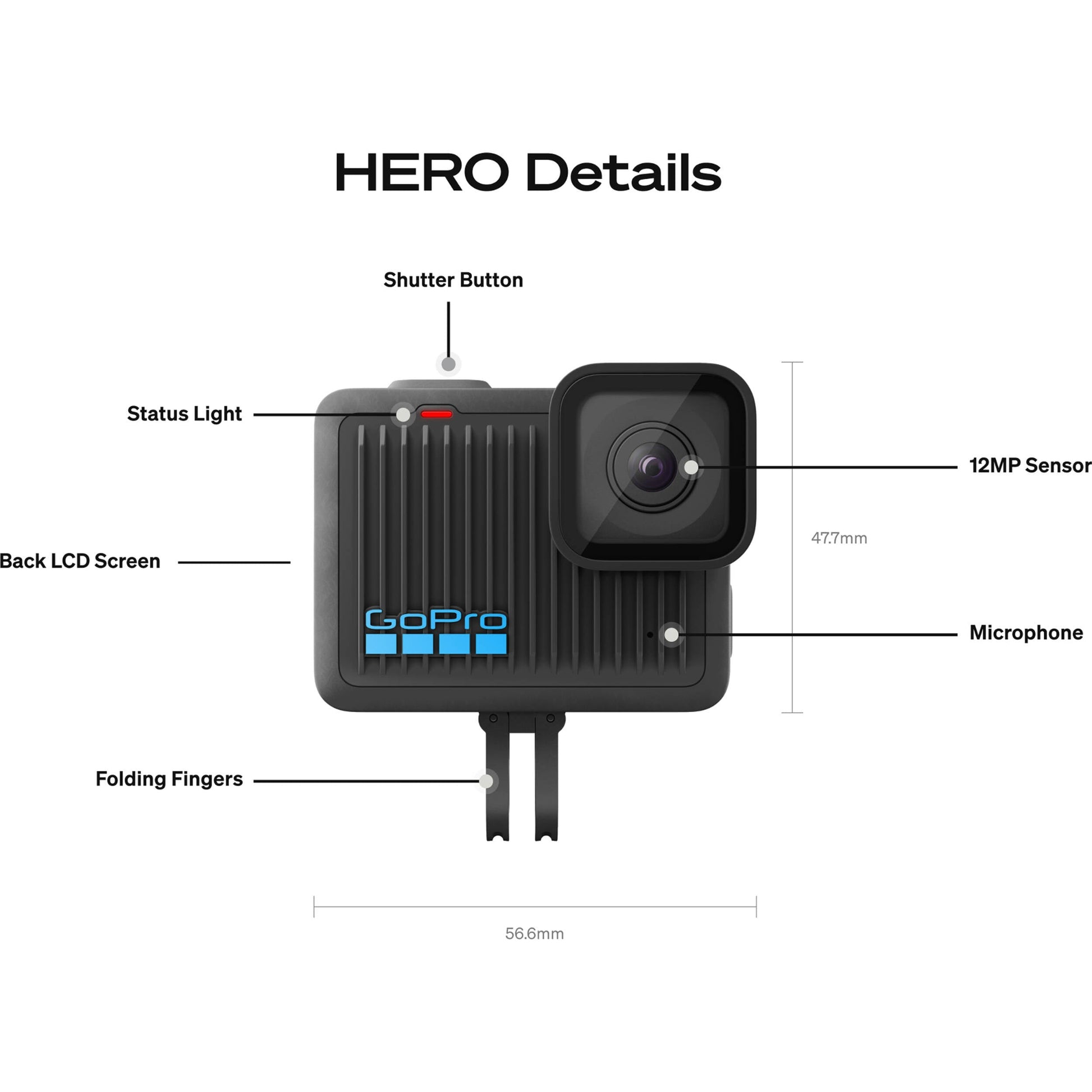 The GoPro HERO accessory bundle offers an ultra-light 4K action camera with slo-mo, video stabilisation, a waterproof build and voice control.