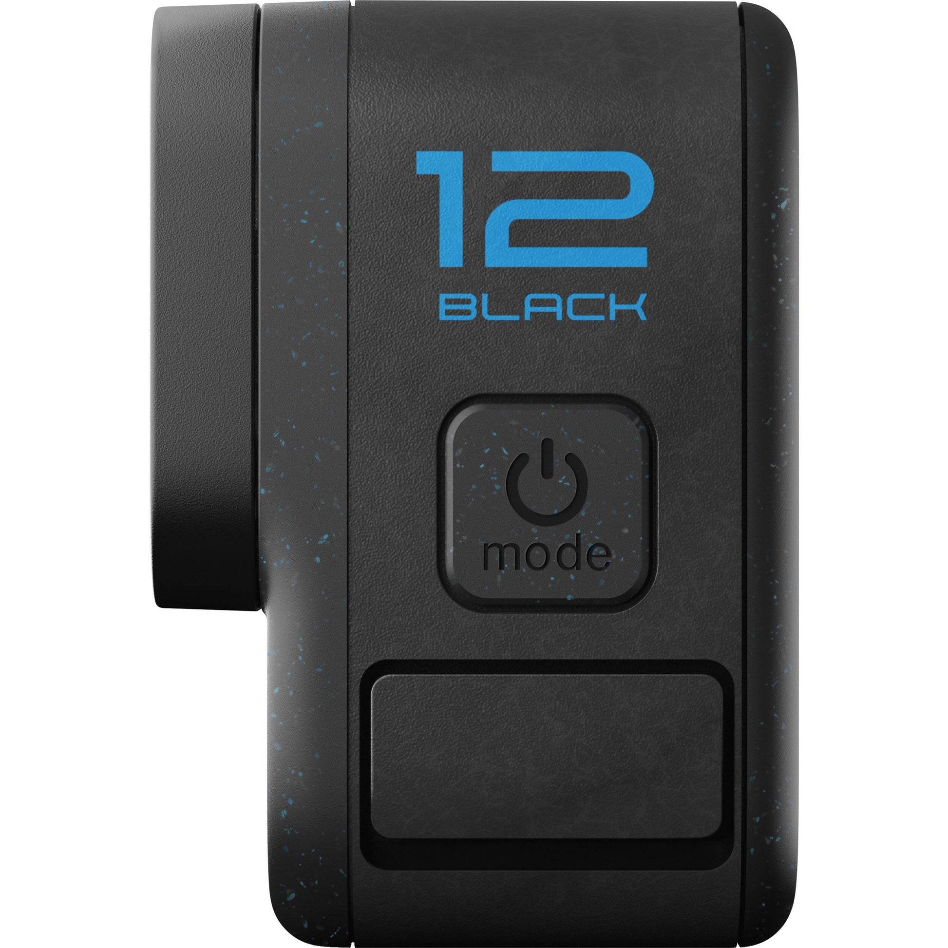 GoPro HERO12 Black Specialty Bundle including the HERO12 camera with 5.3K video, 27MP photos, HyperSmooth 6.0 stabilization, Enduro battery, 64GB microSD card, carrying case, mounting loop, and curved adhesive mount for versatile adventure shooting.