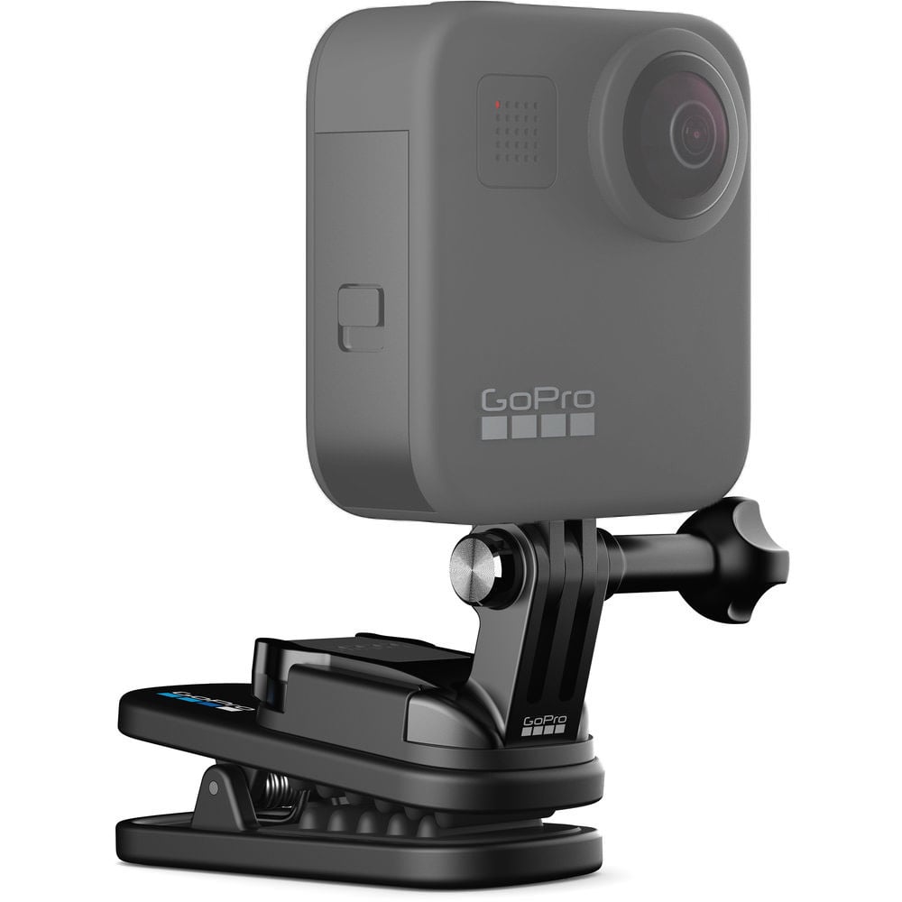 GoPro camera with suction cup mount on a white background