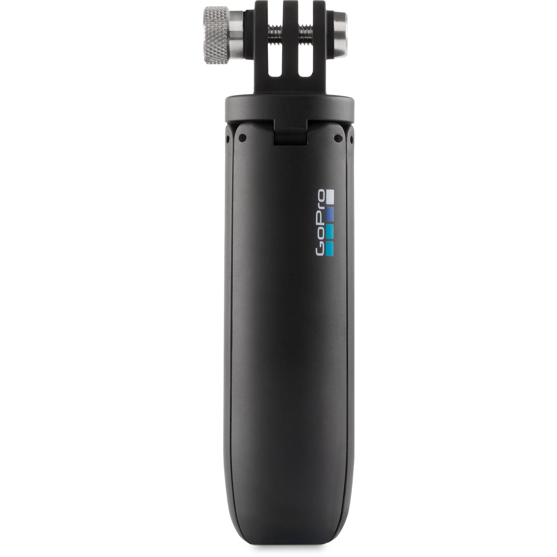 The GoPro Shorty is compact and can be used as a hand grip, then extended to become and selfie stick. Fold out its feet, and you have an adjustable tripod.