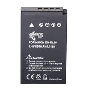 GPB Generic replacement Nikon EN-EL20 rechargeable lithium-ion battery with 7.2V voltage and 800mAh capacity, compact and lightweight design, compatible with Nikon Coolpix A and other Nikon cameras.