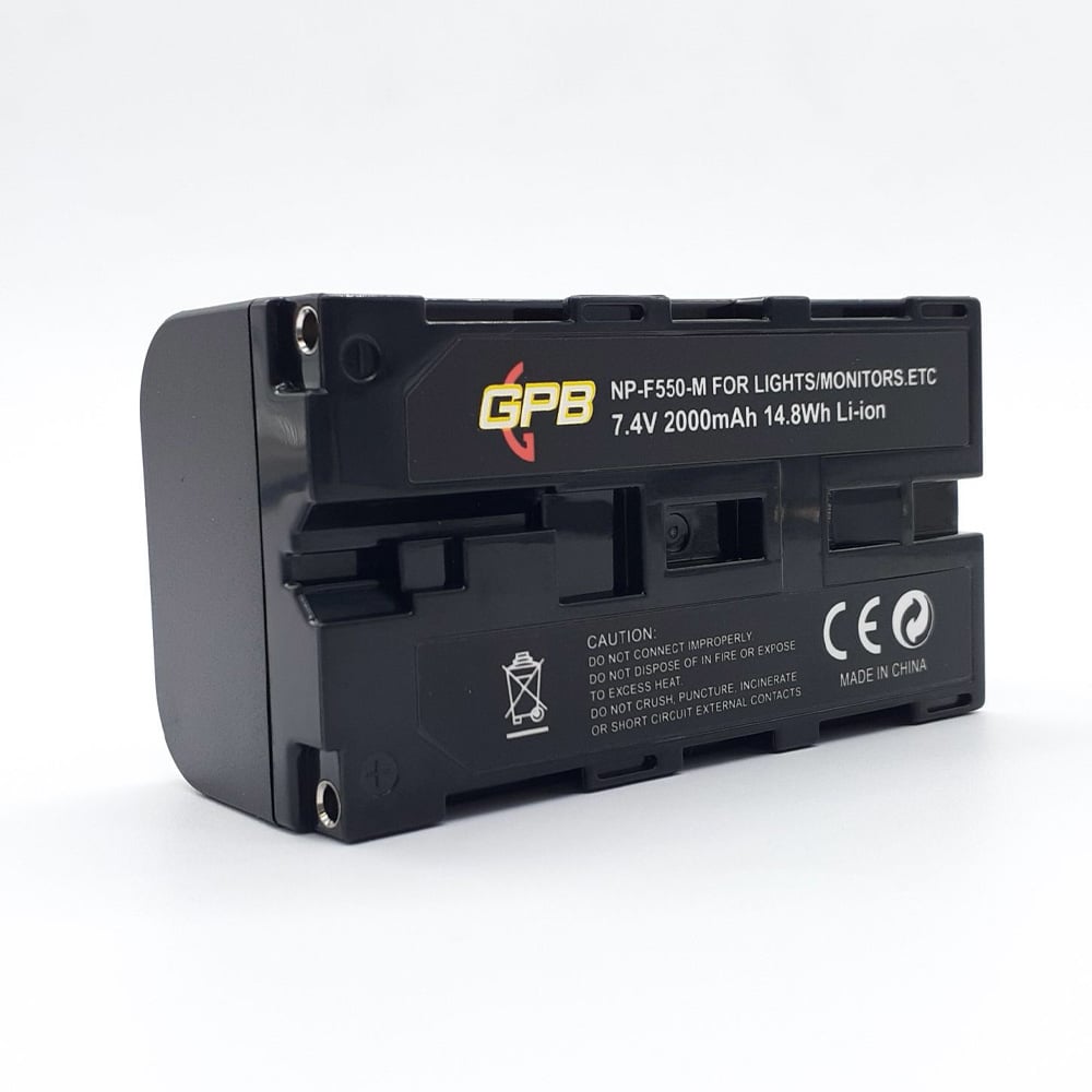 GPB Generic Sony NP-F550 USB-Chargeable Battery for video lights.