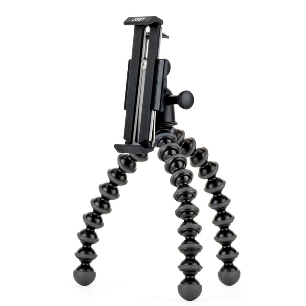 Premium locking mount for hands-free use of your tablet in portrait or landscape modes.