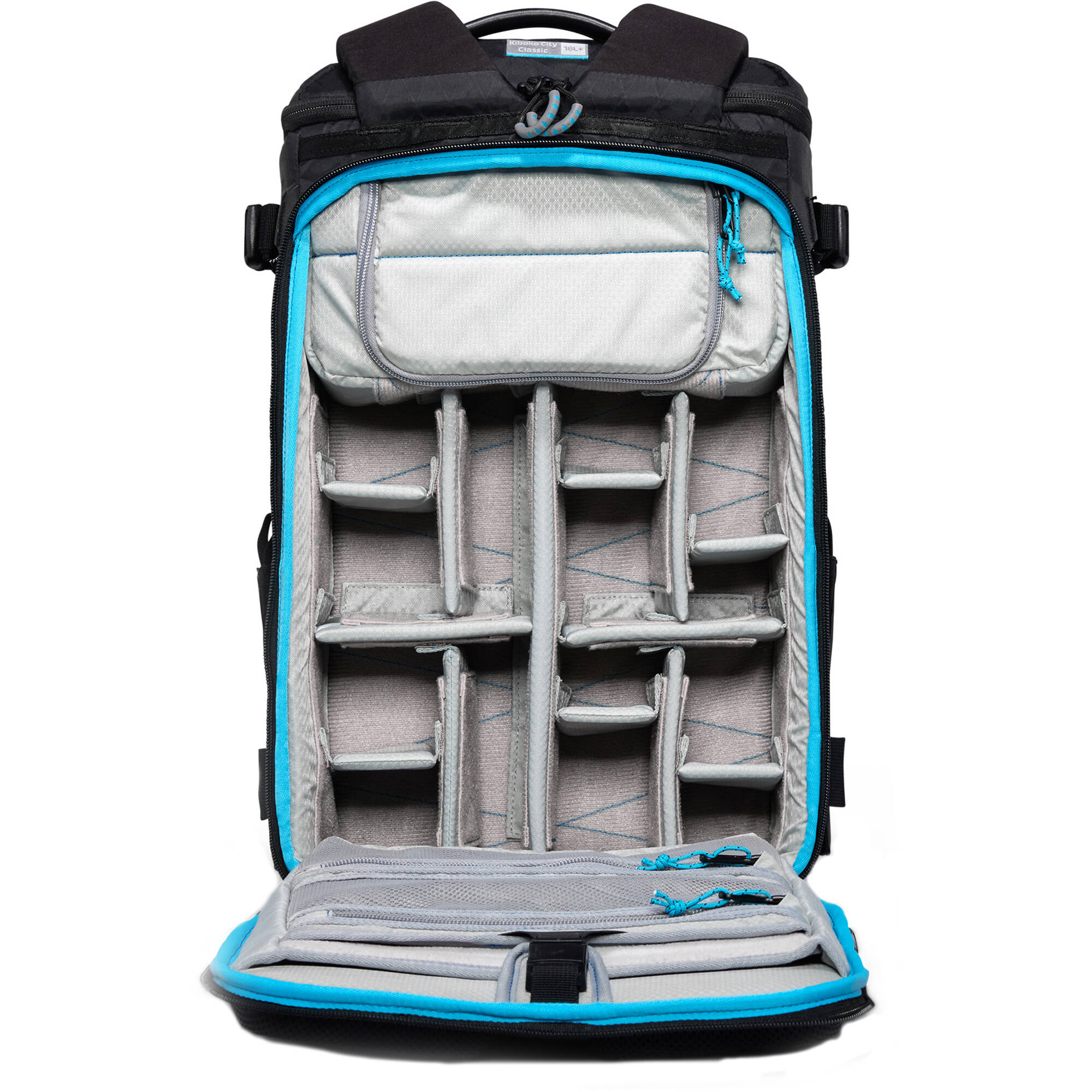 Kiboko City Classic 18L+ backpack with rear zip and magnetic side pockets.