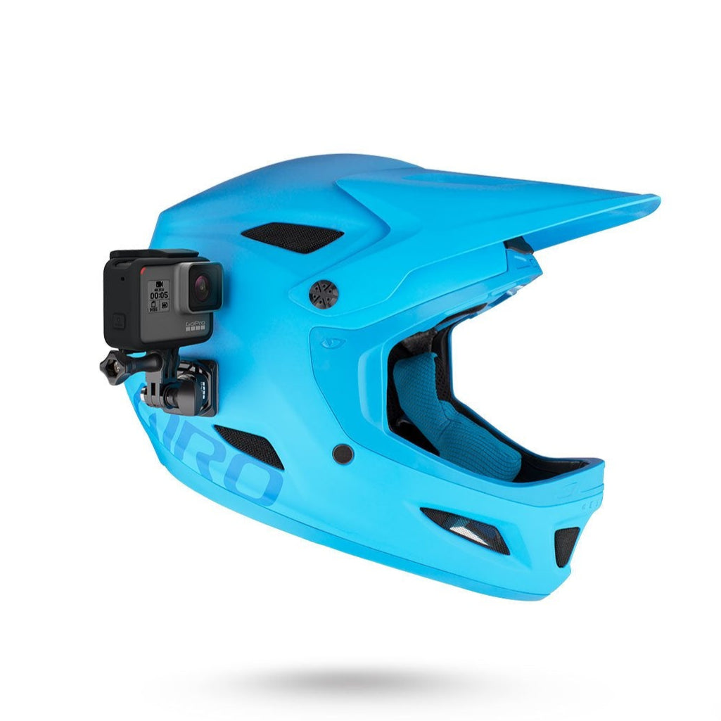 GoPro Helmet Front & Side Mount – durable accessory allowing secure attachment of GoPro cameras to the front or side of helmets for immersive action shots.