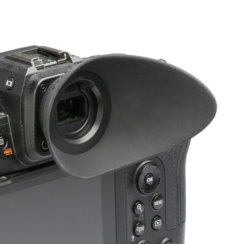 Hoodman HoodEYE Regular Eyecup – soft, contoured eyecup designed for Nikon Z8 and Z9 cameras to block light and improve viewfinder clarity.