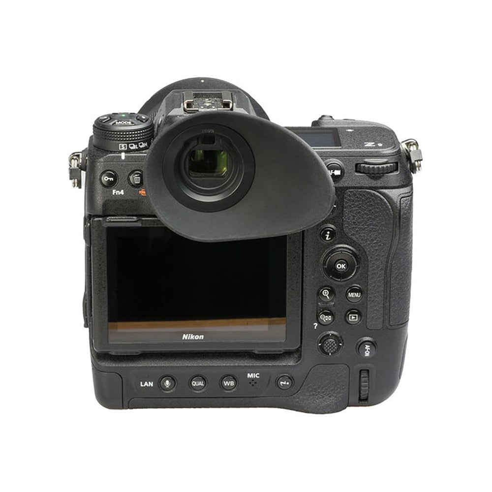 Hoodman HoodEYE Regular Eyecup – soft, contoured eyecup designed for Nikon Z8 and Z9 cameras to block light and improve viewfinder clarity.