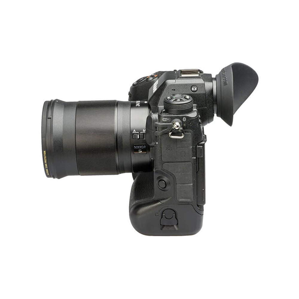 Hoodman HoodEYE Regular Eyecup – soft, contoured eyecup designed for Nikon Z8 and Z9 cameras to block light and improve viewfinder clarity.