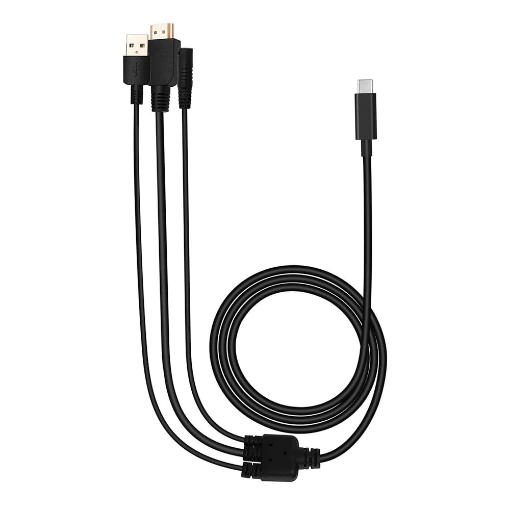 Power your Huion Kamvas 24 plus with a 3-in-1 cable that unifies data, power and USB. Maintain stable, high-speed connections for uninterrupted performance.