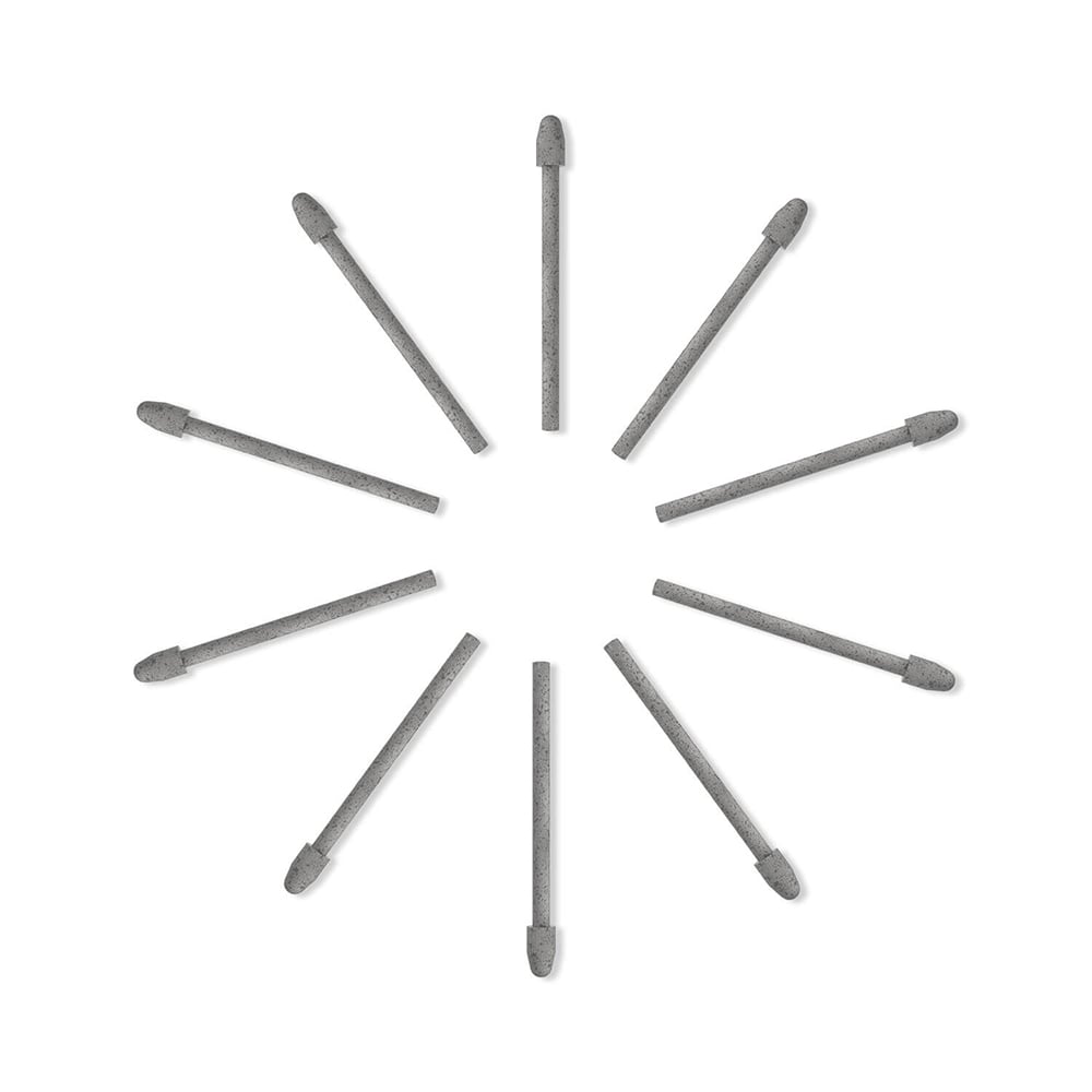 The Huion PN05F Digital Felt Nibs allows the friction between the pen nib and the tablet/screen surface to be greatly improved. Made from felt material.
