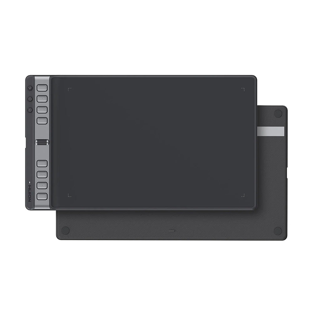 The Huion Inspiroy 2 features a battery-free pen with tilt support and 8192 pressure levels for a natural, paper-like drawing experience.