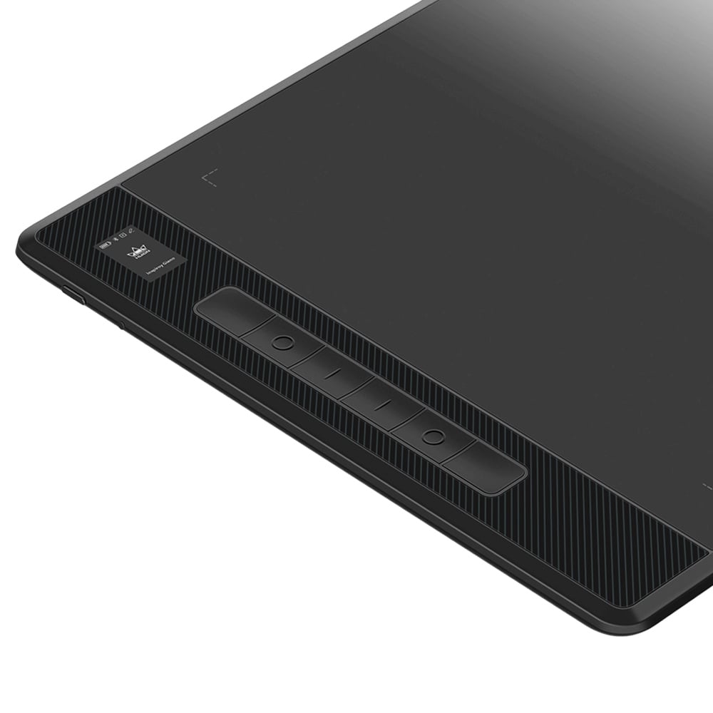 The Giano is a Bluetooth pen tablet designed for professional artists. It mimics a natural paint experience and is compatible with big-screen monitors.