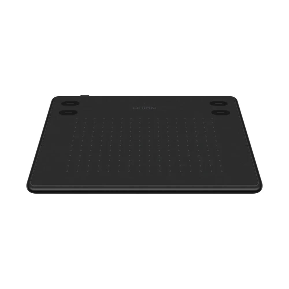 The Huion Inspiroy RTE 100 is an ultra-thin, portable pen tablet with 8192 pressure levels, rotation support, programmable keys, and multi-OS compatibility.