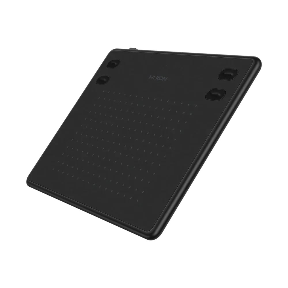 The Huion Inspiroy RTE 100 is an ultra-thin, portable pen tablet with 8192 pressure levels, rotation support, programmable keys, and multi-OS compatibility.