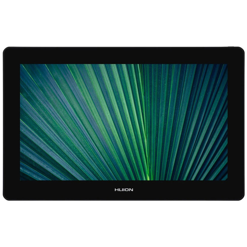This 16-inch pen display tablet delivers 4K ultra HD resolution for professional artists on a display screen as they draw with Huion pen technology.