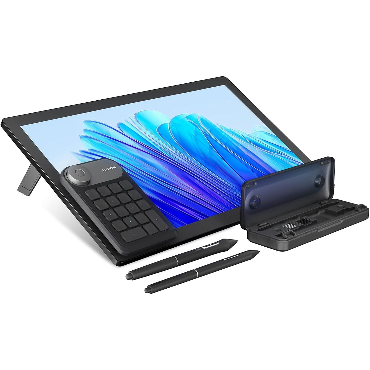 Huion Kamvas Pro 19 offers stunning colour accuracy with 99% sRGB and factory calibration on a portable 18.4” 4K pen display for creative professionals.