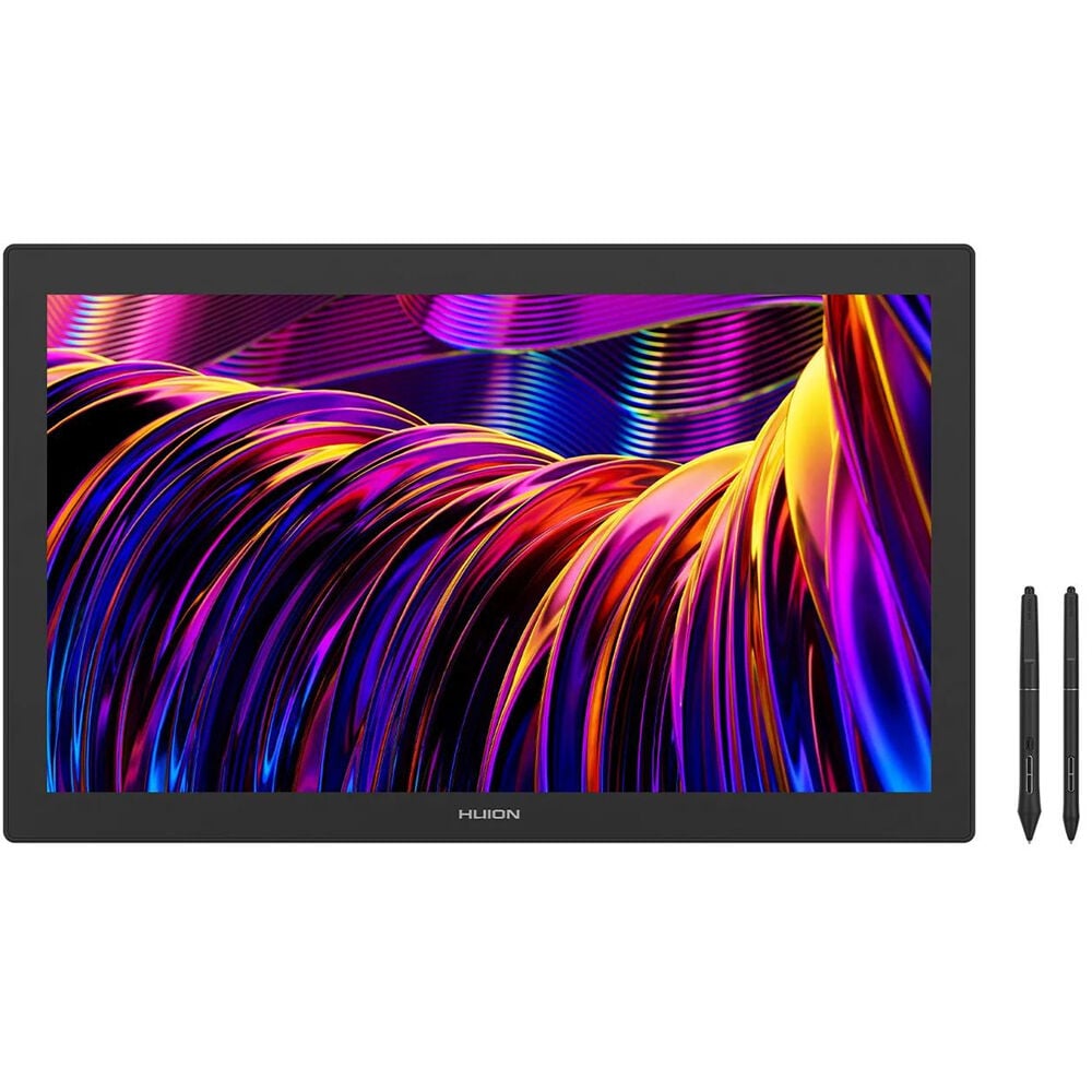 Huion Kamvas Pro 27 offers a 27" 4K screen, PenTech 4.0, true-to-life colours, anti-glare Canvas Glass, and ergonomic design for professional artists.