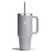 Stay refreshed on the go with the Hydro Flask 1183ml Travel Tumbler. Keeps drinks cold for hours with a leak resistant design and comfy handle.