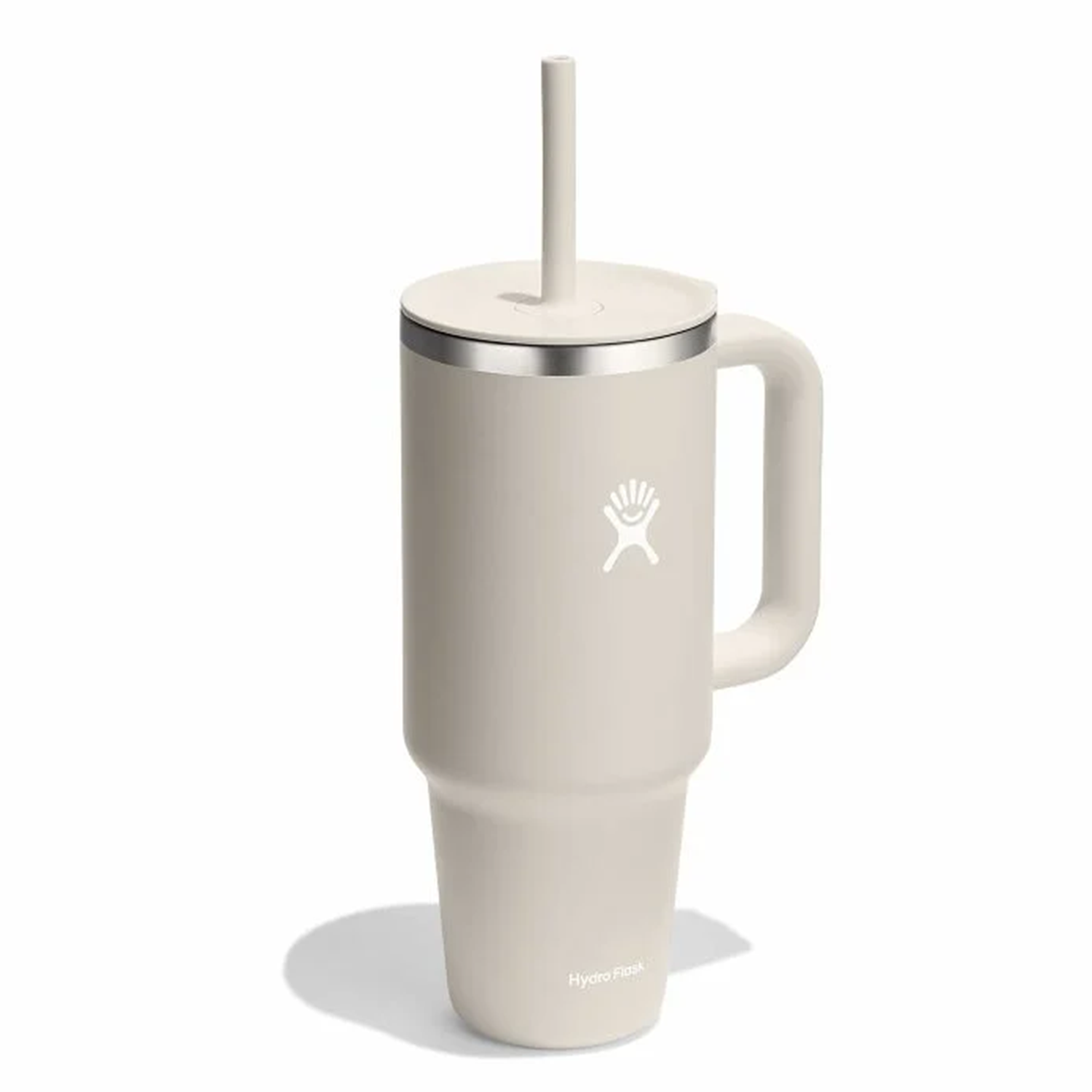Keep drinks cold all day with the Hydro Flask 1183ml Travel Tumbler. Leak resistant, splash proof, and fits most cupholders for easy carrying.