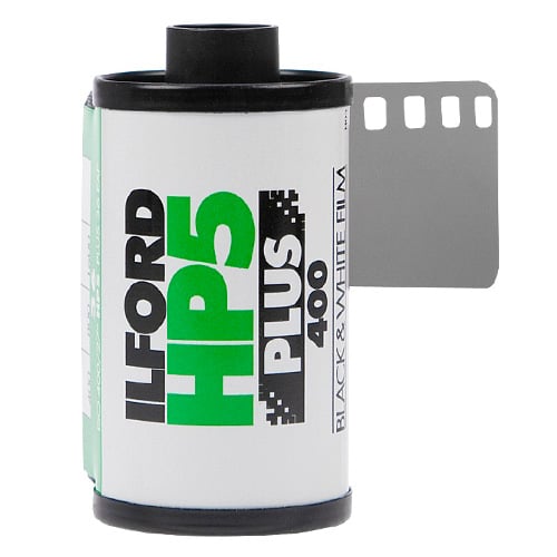 Ilford HP5 Plus 35mm Film is an all purpose, medium contrast black and white 35mm film ideal for action and documentary-style analogue photography.