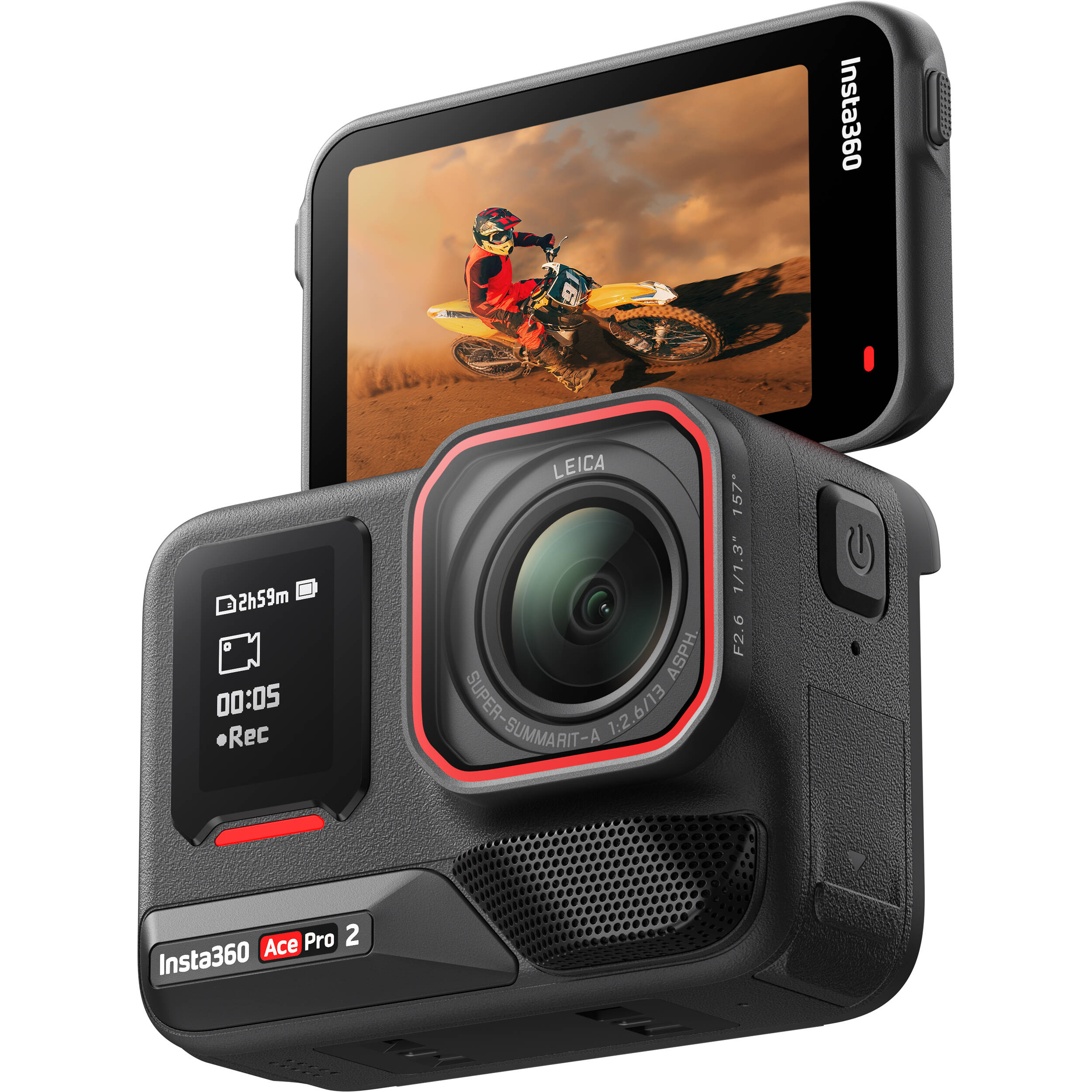 Insta360 Ace Pro 2 Action Camera – high-performance 360° action camera with dual lenses, 8K video capture, and advanced stabilization for immersive content creation.