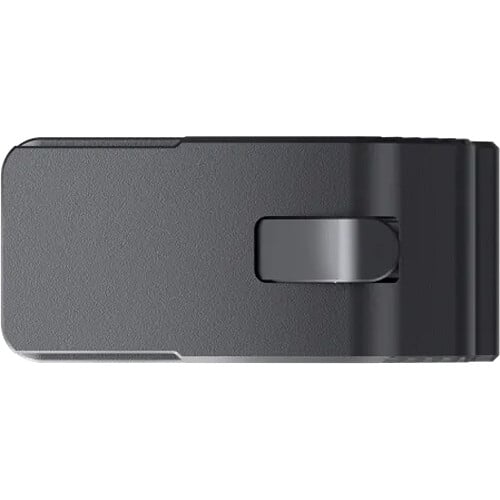 Insta360 Cold Shoe for Ace and Ace Pro cameras, made from lightweight and durable aluminum alloy weighing 12.9g, designed for secure mounting of microphones or lights via the Quick Release Mount with easy slide-on installation and strong locking button for stability