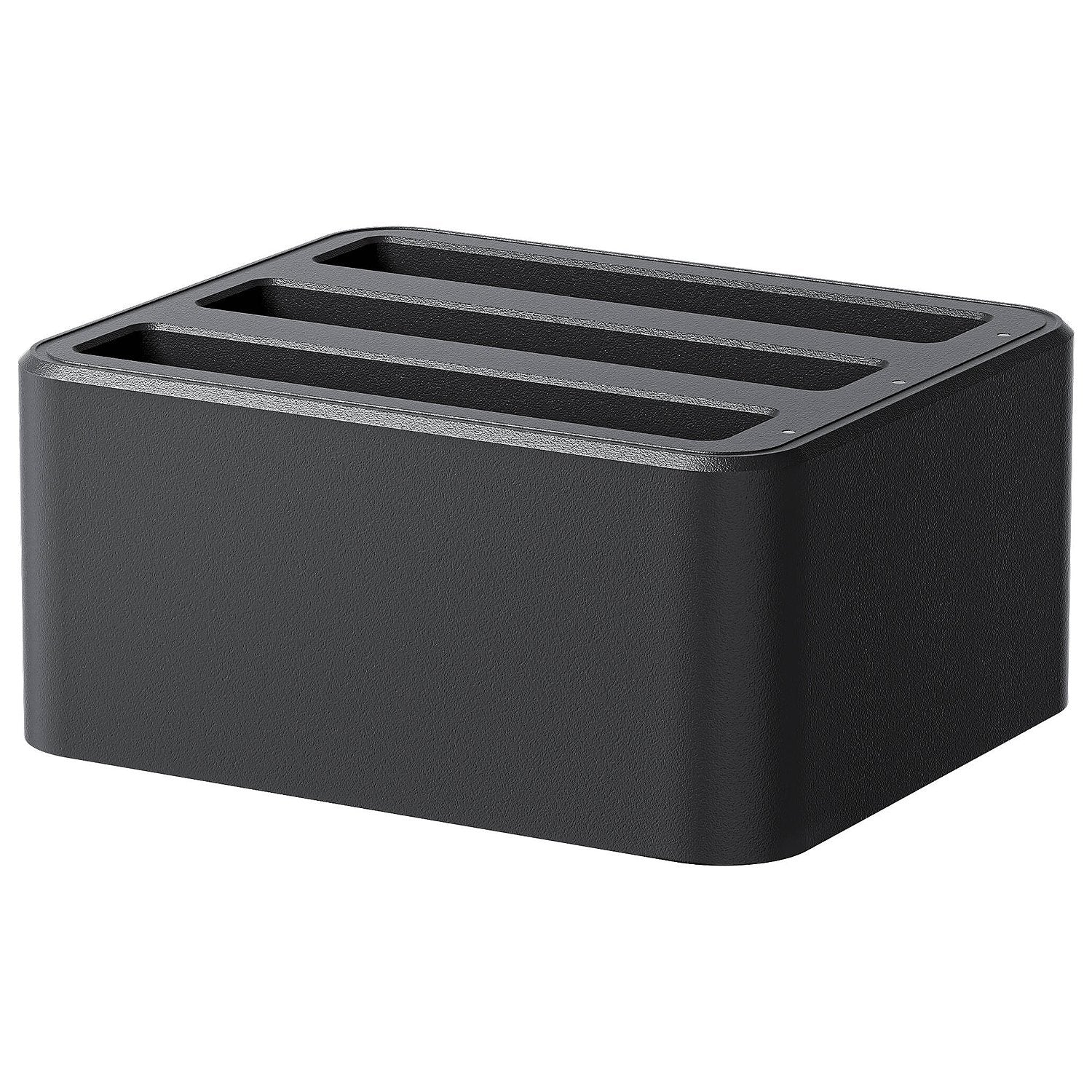Insta360 Fast Charge Hub for X4 – compact charging station designed to quickly charge up to three X4 batteries simultaneously.