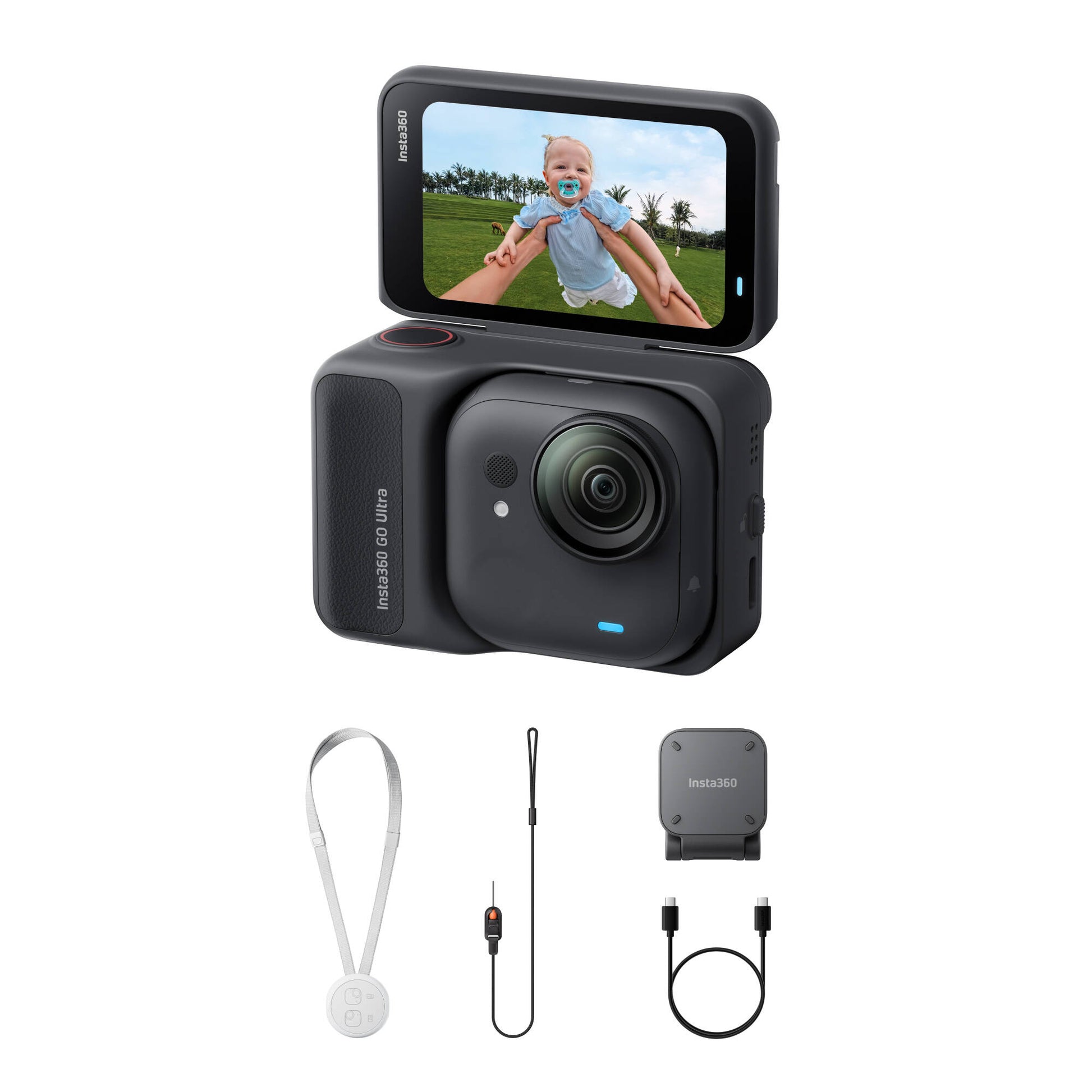 Insta360 GO Ultra 4K60 waterproof camera.