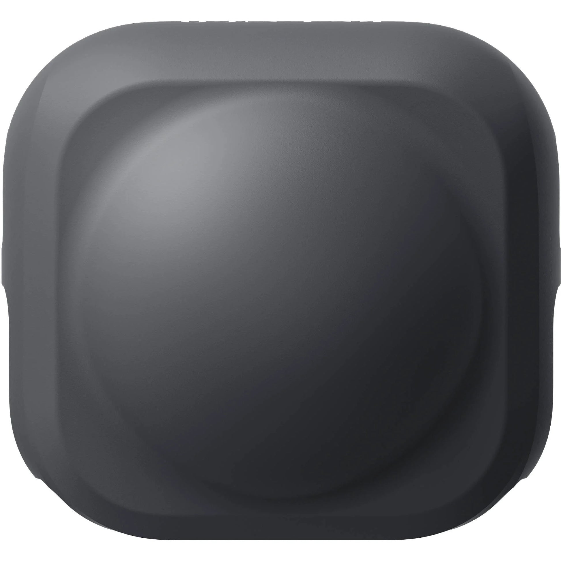 Black square bowl on a white background
