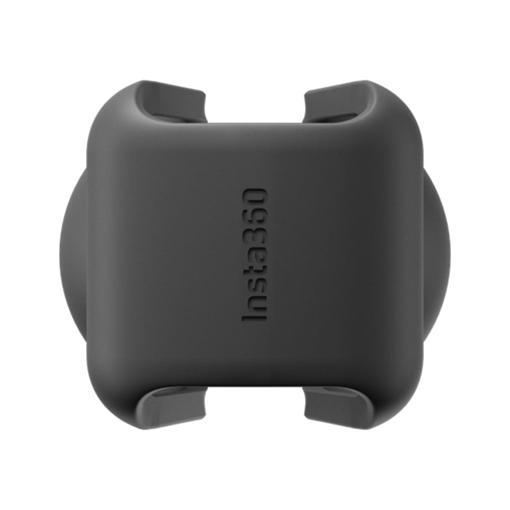 Silicone lens cap for Insta360 One RS 360 Mod, lightweight and snug-fitting, designed to protect lenses from dust and scratches without needing tools.